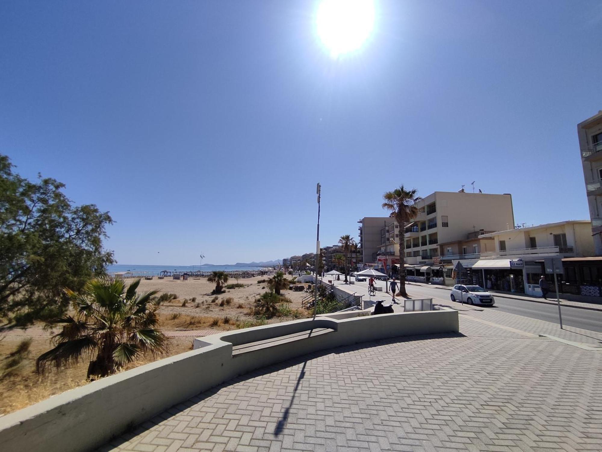 Stratos Seaside Corner Apartment Réthimno Kültér fotó